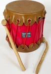 Vintage Peripole Bergerault 6 Diameter 7 Tall Tymptone Tom Drum. Fixed Price $8.00.