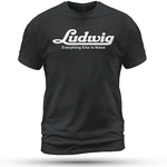 Ludwig Percussion Drum Logo T-shirt Funny Size S-5XL Made In Usa. Fixed Price $20.99.