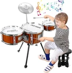Kids Drum Set Music Toy For Toddlers Ages 3-5 Jazz Kit With Sto.... Fixed Price $37.94.