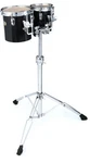Ludwig Single-headed Concert Tom Set 6 And 8 Inches, Black Cortex. Fixed Price $719.95.