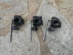 3 Pack Roland MDS-9 MDS-4 Tom Clamps Cymbal Rack Mounts. Fixed Price $32.99.
