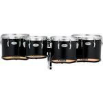 Pearl Championship Maple Marching Tenor Drums Quad Sonic Cut 10121314 Mn Blk. Fixed Price $1434.00.