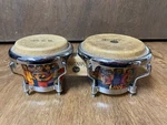 Santana By Latin Percussion Mini Tunable Bongos Natural Rawhide Heads Wood Body. Fixed Price $59.99.
