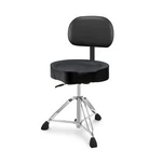 Pro Drum Stool With Backrest, Heavy Duty Hydraulic Throne, Ergonomic Mem.... Fixed Price $118.84.