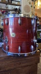 Gretsch Tom Drum (stand Or Rack) 18 X 16 Vintage Stop Sign Badge, Walnut Finish. Fixed Price $1200.00.