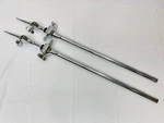 Two Roland Cymbal Arm MDY-25 Chrome Multi-position MDS-25 Kit Pack For Td. Fixed Price $85.99.