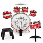 Toddler Play Drum Set Red Or Blue SKY5040/41. Fixed Price $20.00.