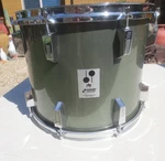 Vintage 1970'S Sonor Phonic Ply Beech 15 X 12 Pewter Mounted Tom Drum. Fixed Price $350.00.