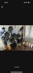 Alesis 8 Pcs Nitro Electronic Drum Set With Kick Pedal(barely Used). Fixed Price $400.00.