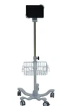 Deluxe Medical Grade Rolling Stand With Lockable Tablet Ipad Holder. Fixed Price $369.00.