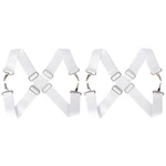 Milisten Adjustable Bass Drum Strap Double Shoulder Harness Belt White. Fixed Price $25.37.