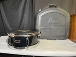 Pearl Rhythm Traveler 14 Black Snare Drum W/ Hardshell Case & Pad. Fixed Price $157.41.