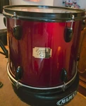Pearl Export 14" 12" Rack Tom - Dark Red With Black Hardware. Fixed Price $200.00.