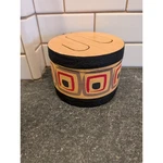 Hohner 825 1217 Wood Tongue Slit Drum India Geometric Fabric Wrap 6 Inch. Fixed Price $26.00.