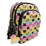Luv Betsey Johnson Panda Rainbow Edm Quilted Backpack School Travel Bag 16X12X6". Fixed Price $88.11.