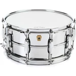 Ludwig Usa LM402 Supraphonic Smooth Chrome Aluminum Snare Drum, 6.5" X 14". Fixed Price $729.00.