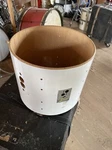 Sonor Germany Performer 12X10 Tom Drum Shell Rare Yellow Badge Beech. Fixed Price $227.00.