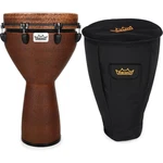 Remo Mondo Key-tuned Djembe With Gig Bag- 14" X 25" Earth Finish. Fixed Price $539.00.