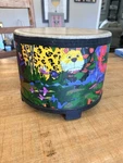 Remo Kids Percussion Gathering Drum 8 Tall 10 Wide Tom Bright Jungle Art. Fixed Price $48.00.