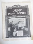 Vintage July 1931 Leedy Drum Topics #22. Fixed Price $49.99.