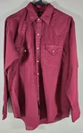 Plains Western Wear Men's Red Pearl Snap Shirt Size. Fixed Price $10.99.