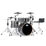 Dwe 5PC Complete Electronic/acoustic Drum Set W/roland Cymbals Black Galaxy. Fixed Price $8699.00.