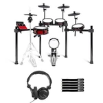 Alesis Nitro Ultimate 9-PIECE Electronic Drum Kit Set W Headphones Pack. Fixed Price $928.40.