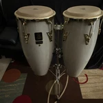 Lp Aspire Congas Drums 2-PIECE Set W/ Stand. Fixed Price $175.00.