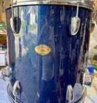 Tama Swingstar Floor Tom Trans Blue Made Taiwan W/2 Legs. Fixed Price $65.00.