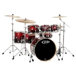 Pdp By Dw Concept Maple 7-PIECE Shell Pack Red To Black Fade. Fixed Price $1299.99.