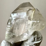 Champagne Shield Hashupi Himalaya Quartz Nirvana Record Keeper Flat Top Crystal. Fixed Price $32.30.