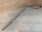 Ludwig 60S Vtg 17" Floor Tom Leg Drum Part Short Chrome Cross-knurled Keystone. Fixed Price $45.00.