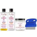 Coco Crush Ayurvedic Lice Removal Kit Herbal Oil, Shampoo, Comb 100% Natural. Fixed Price $38.00.