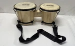 Rockjam Bongos Natural Rhythm Percussion Instrument Pair Adjustable Strap. Fixed Price $29.99.