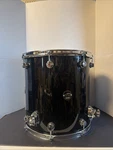 Dw Performance Gloss Black Floor Tom - 16X16. Fixed Price $500.00.