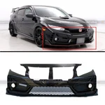 For 16-21 Civic Type Style Front Bumper Conversion Crystal Black Pearl NH731P. Fixed Price $649.99.