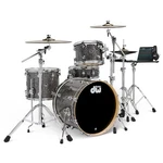 Dwe 4PC Complete Electronic/acoustic Drum Set Black Galaxy. Fixed Price $7399.00.