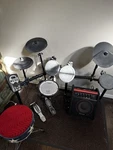 Roland TD-11 V-drum Kit With Mesh Snare Pad + Ddrum DDA50 Electronic Amp. Fixed Price $750.00.
