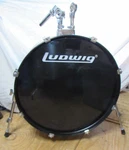 Vintage Ludwig Accent Cs 16 X 22 Kick Bass Drum Gold Sparkle V72K. Fixed Price $250.00.