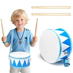 Kids Drum SET,8" Wooden Toys With 7.9 * 3.8 Inches, Blue. Fixed Price $19.76.