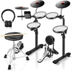 MK-0 Pro Electric Set With Bass Drum+drum Throne+drum Sticks+drum Headphone. Fixed Price $249.99.