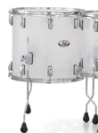 Pearl Crystal Beat Frosted Acrylic 16X15" Floor Tom Drum W/legs New Dealer. Fixed Price $498.99.