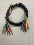 Hosa CPP-802 8-CHANNEL 1/4-INCH Ts Male Snake 6.6 Foot. Fixed Price $38.00.
