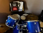 Ludwig LC175 Accent Drive Complete Drum Kit, Deep Blue - Piece. Fixed Price $489.00.