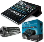 Allen & Heath QU-16C, 16-CH Rack Mountable Digital Mixer W/ Fx, Chrome (mint). Fixed Price $1859.99.