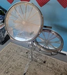 16" & 18" Remo Roto Toms W/stand, Mounting Bar Multi-clamp. Fixed Price $600.00.