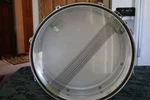 Vintage Ludwig Acrolite Snare Drum W/ Gold Keystone Badge Serial # 97607. Fixed Price $335.00.