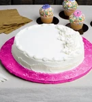 Enjay 1/2-14RPINK12 14" Fold-under 1/2" Thick Round Cake Drum 12/CASE. Fixed Price $21.18.