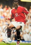 Hand Signed Djemba A4 Photo Manchester United + Coa. Fixed Price $39.96.