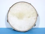 Rare Studio 49 Wood 10" Tuneable Tambourine With Natural Skin Head & 3 Jingles. Fixed Price $125.00.